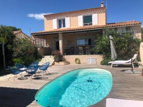 Maison 3 chambres au calme avec piscine